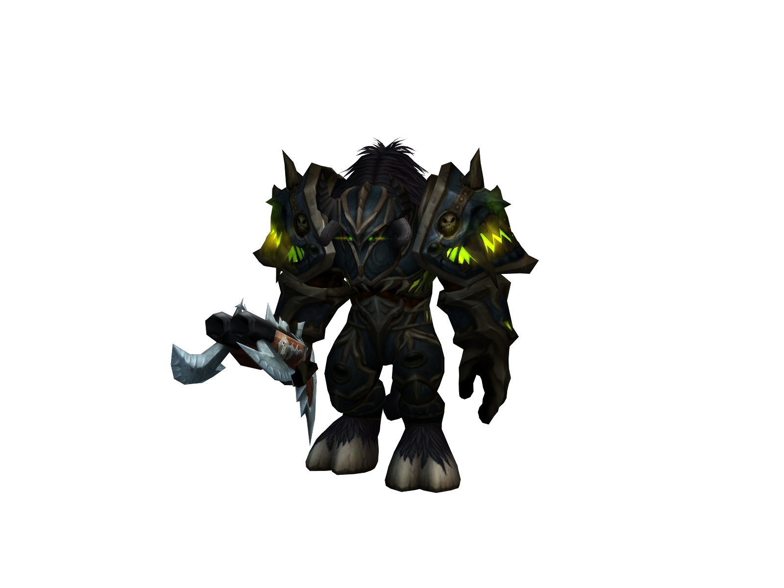 Bullsh 3D character render