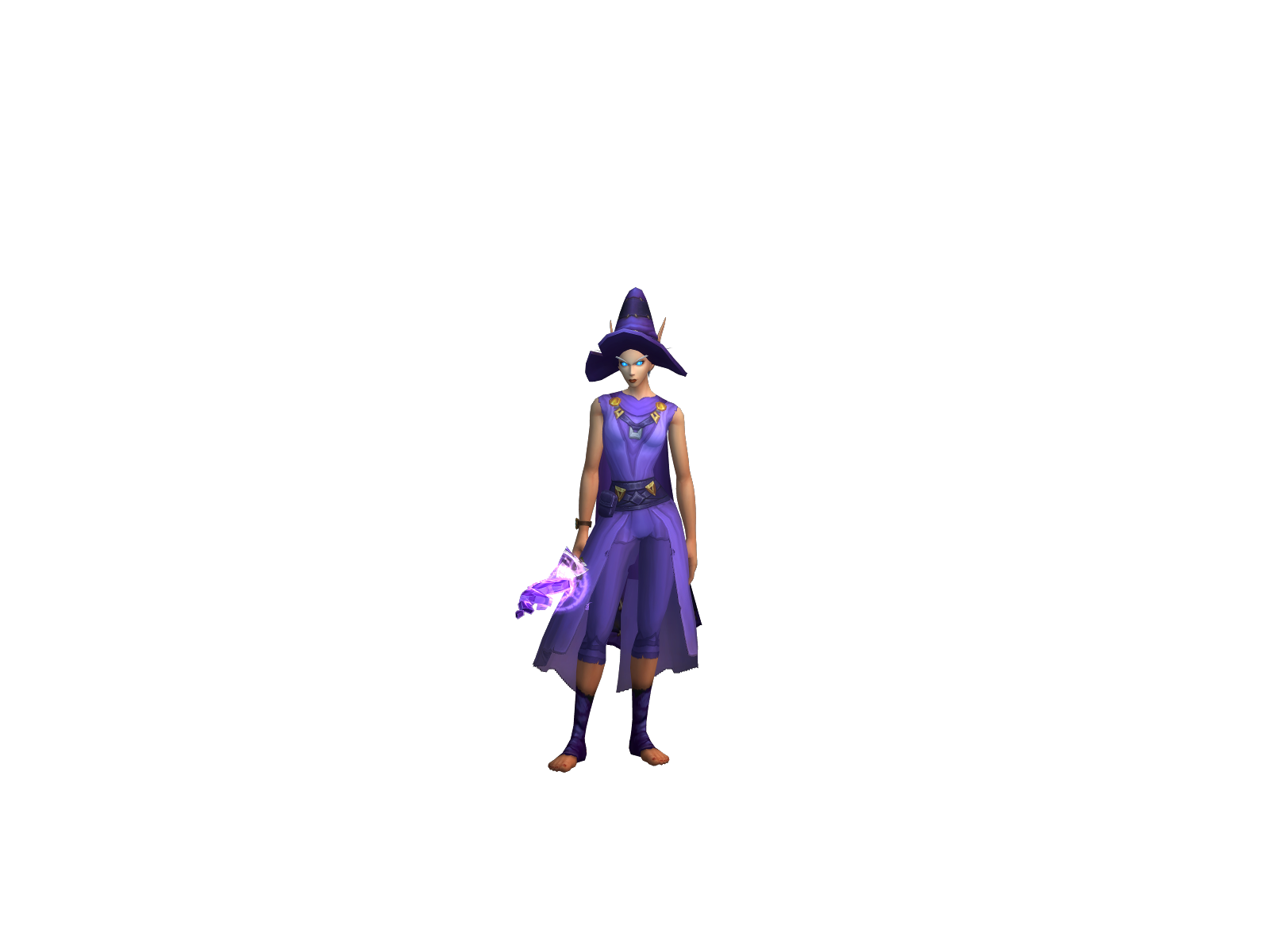 Lewdelf 3D character render