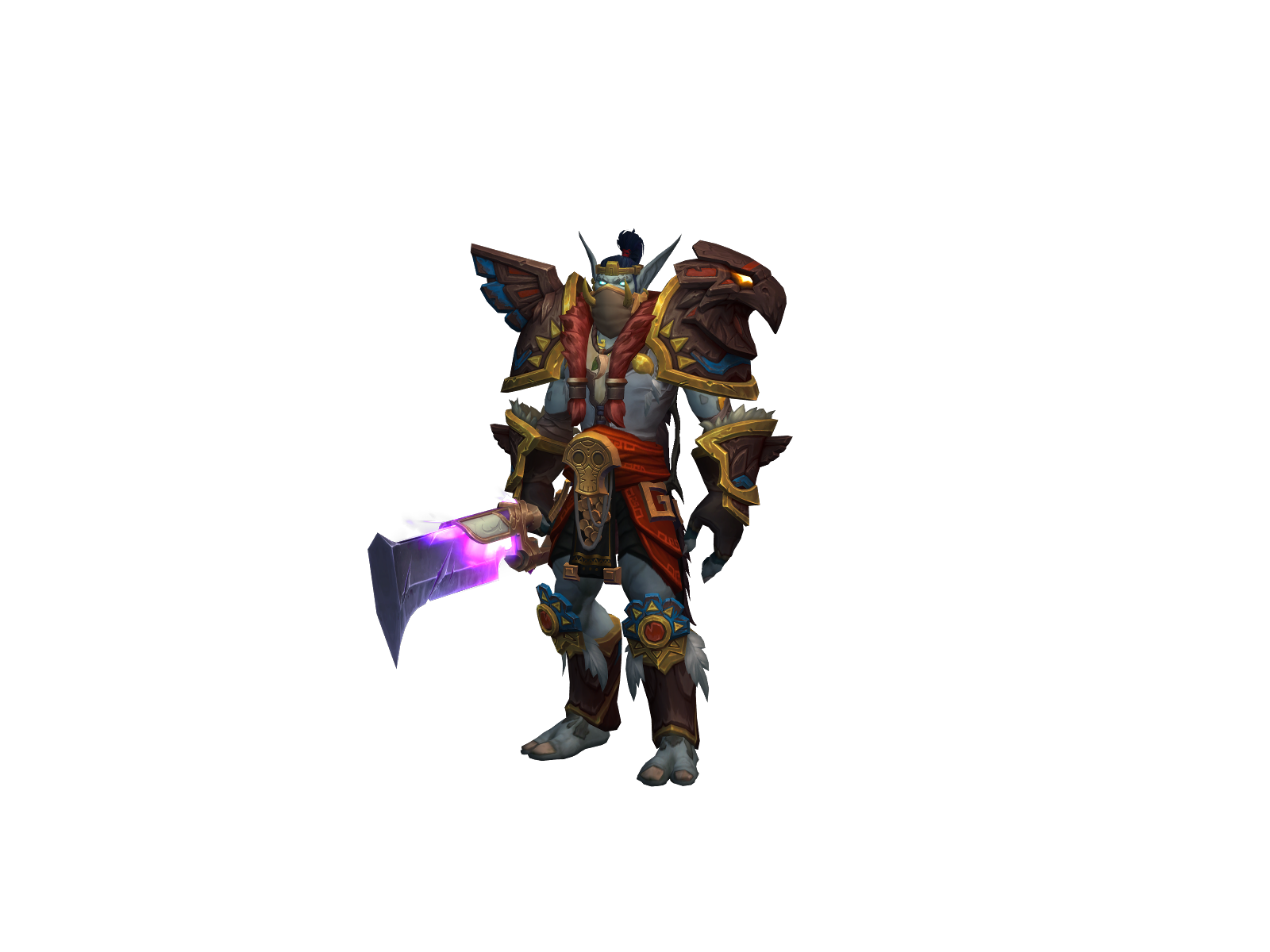Clandalarian 3D character render