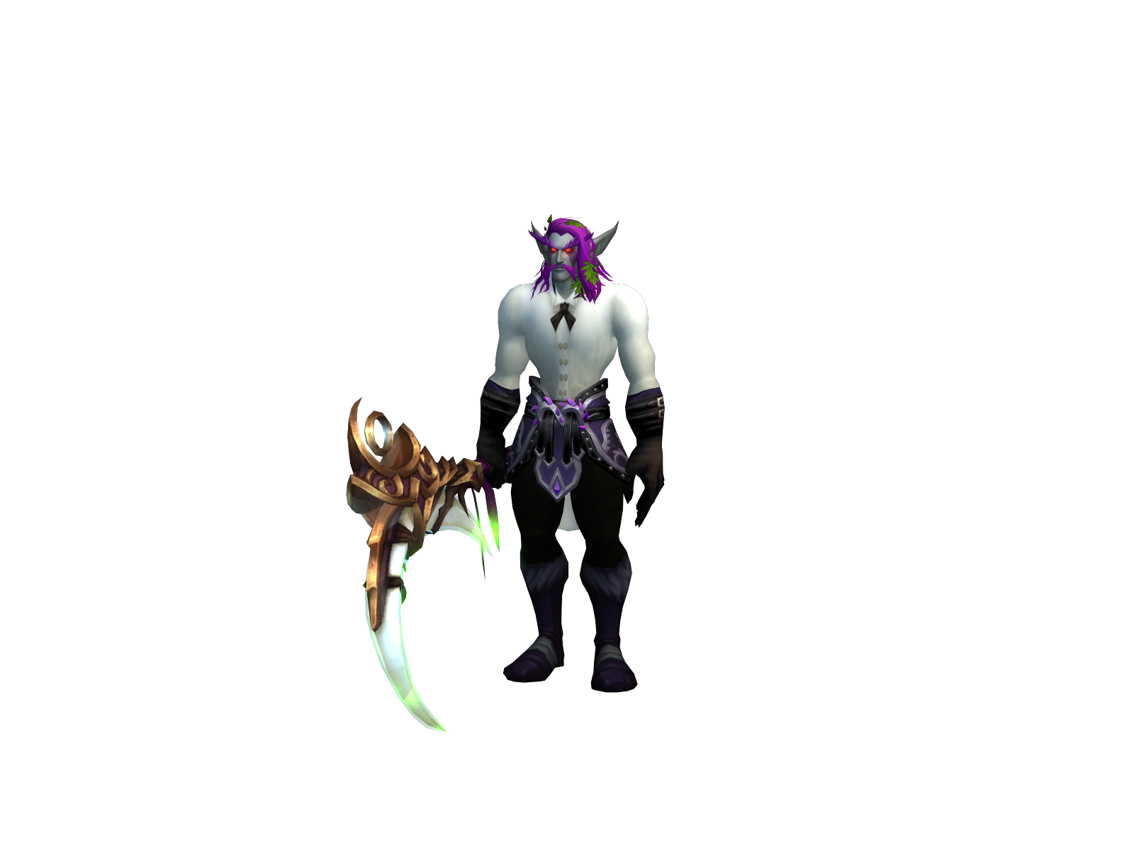 Asharaes 3D character render