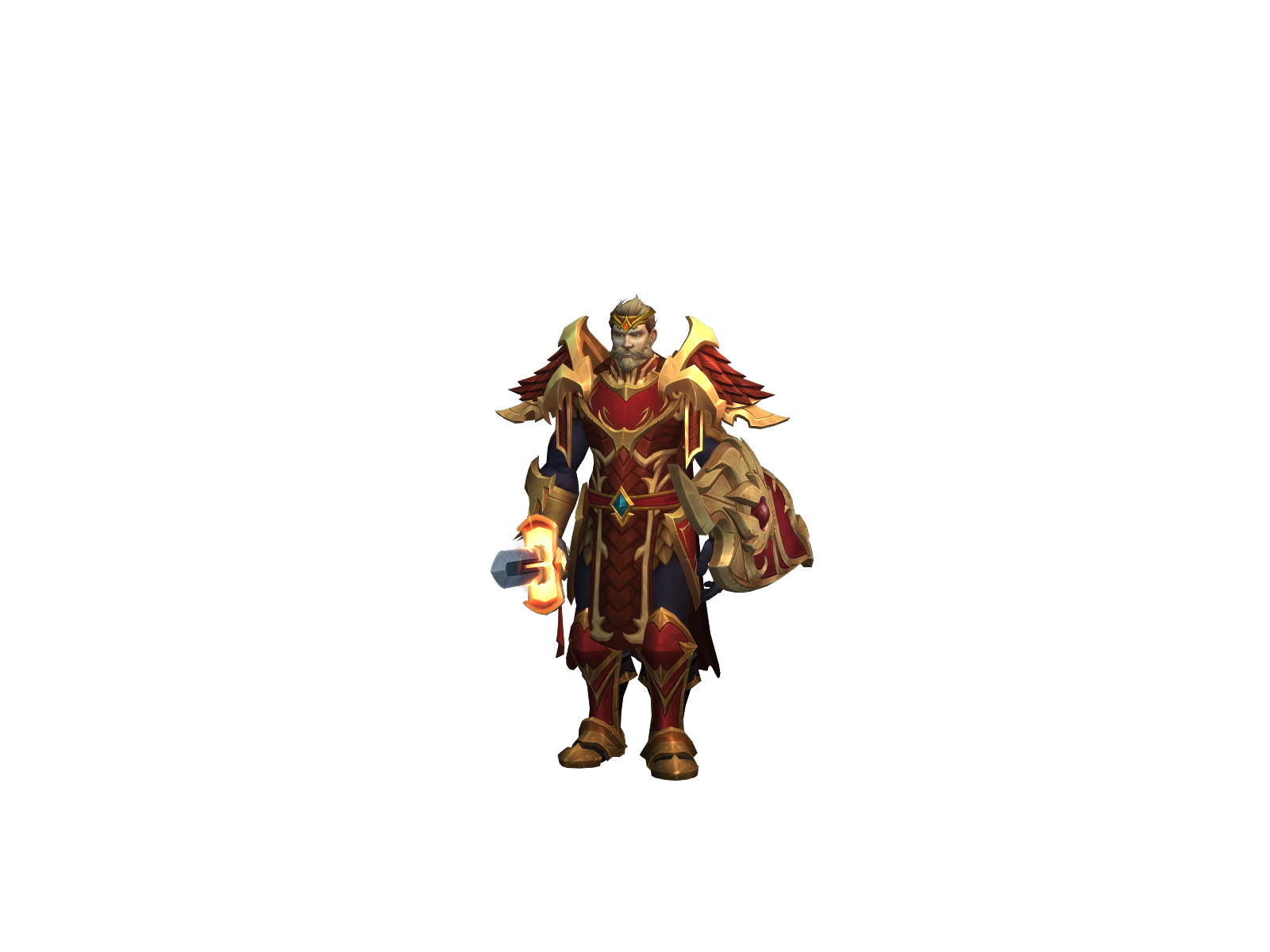 Thuredan 3D character render