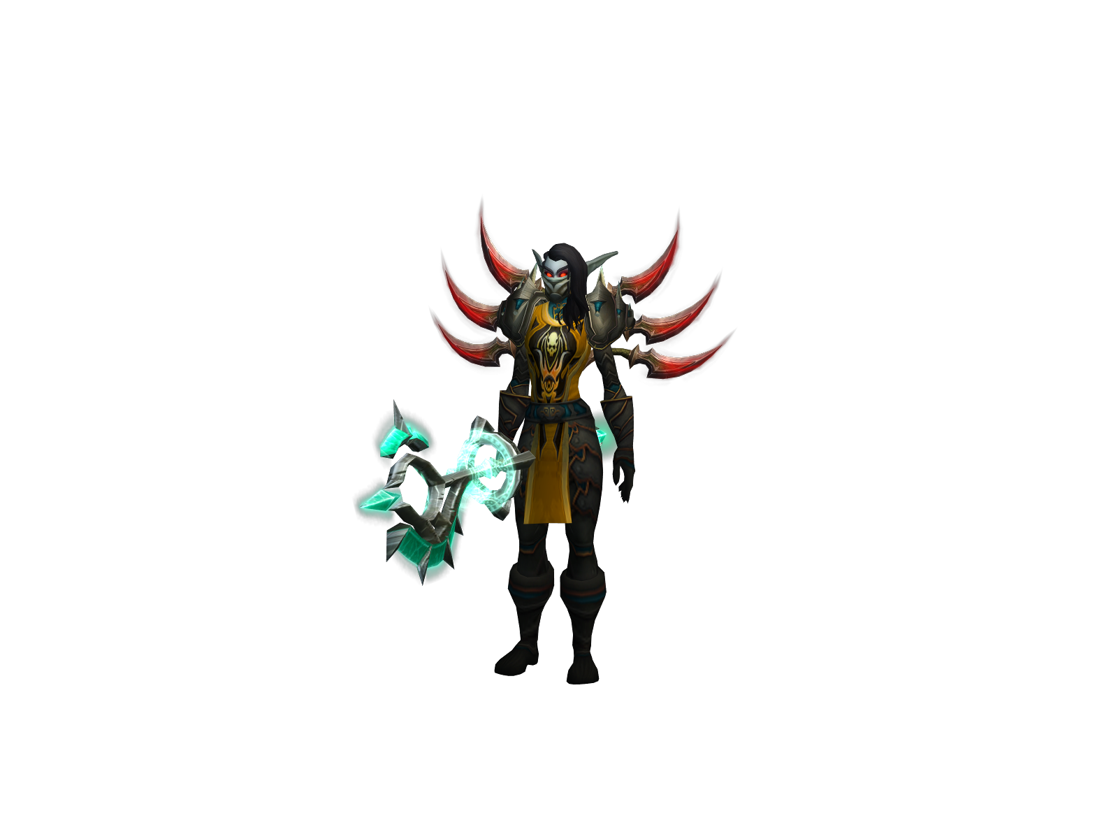 West 3D character render