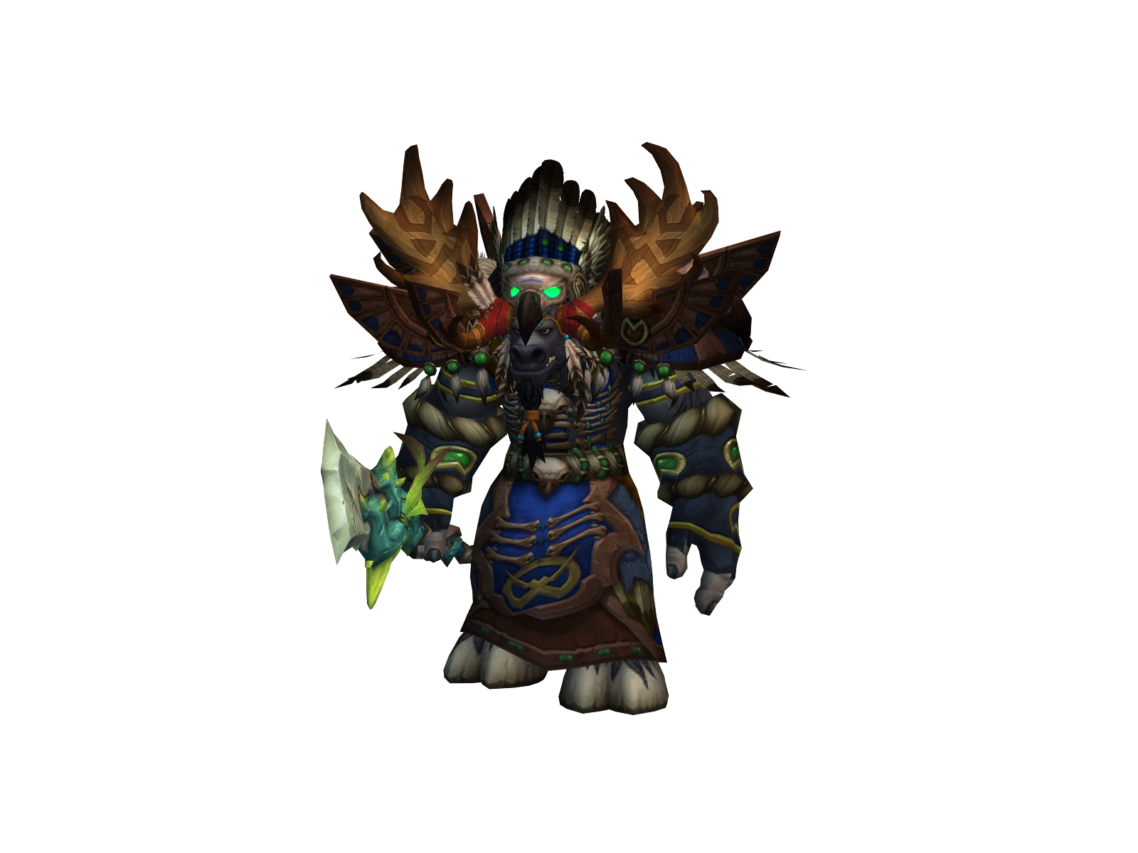 Rhazul 3D character render