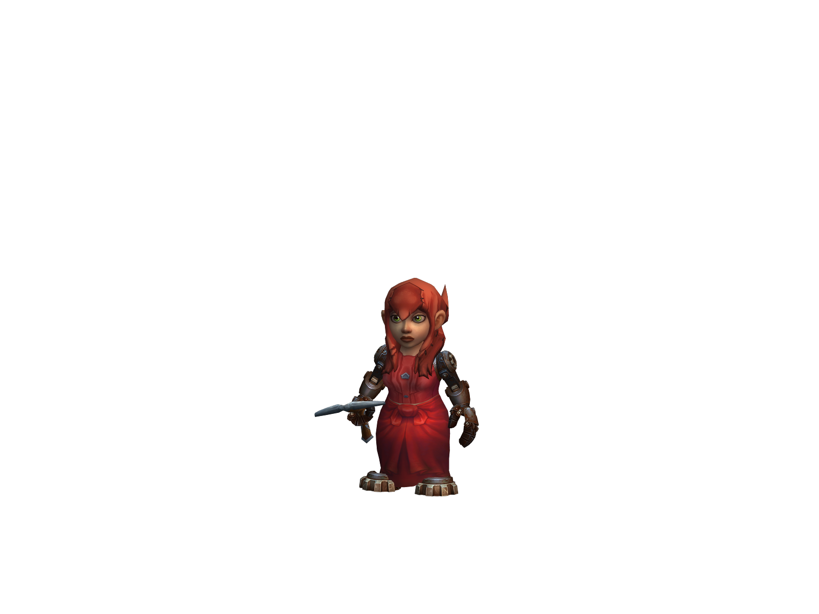 Ballerina 3D character render