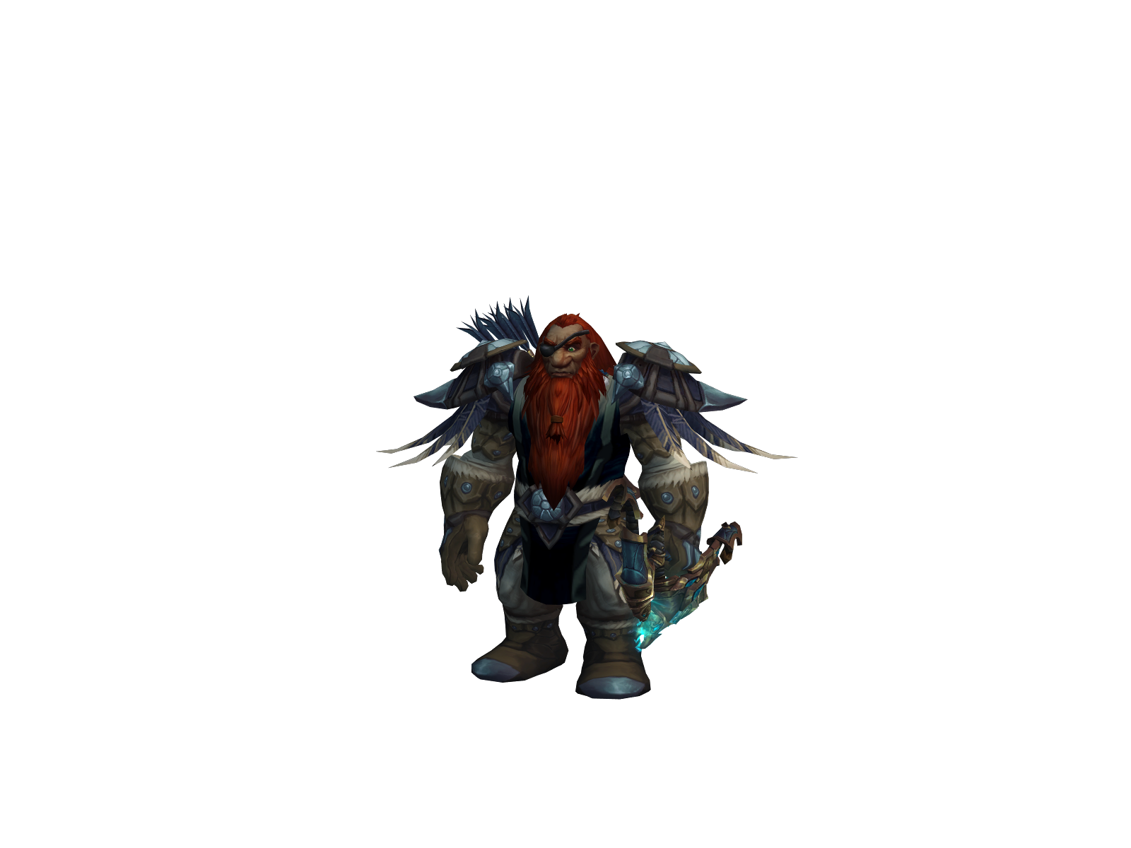 Bruron 3D character render