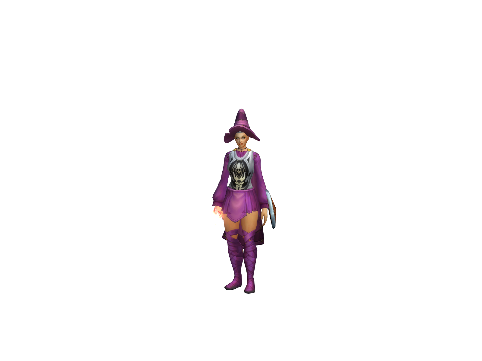 Proudmur 3D character render