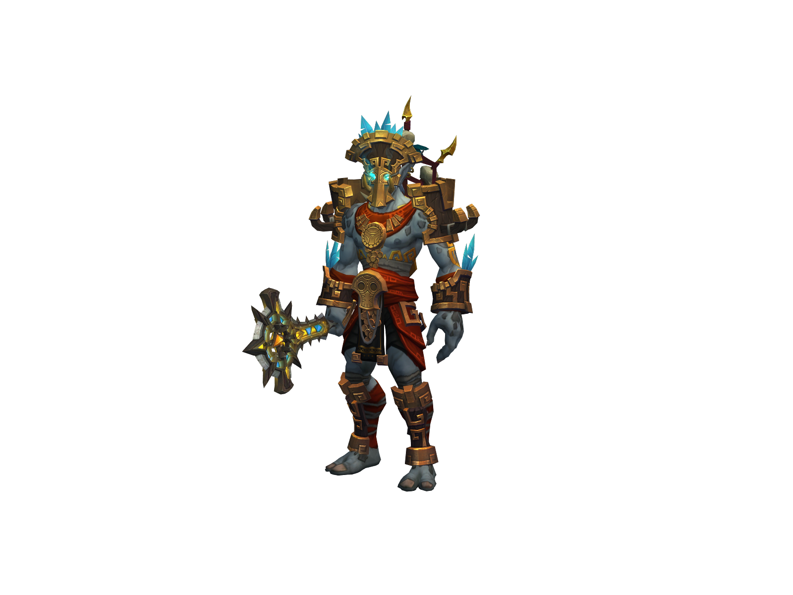 Vodzou 3D character render