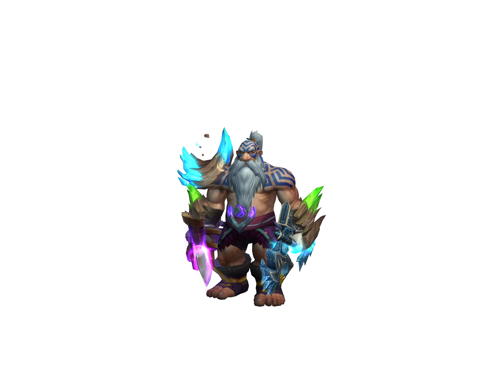 Brokaz 3D character render