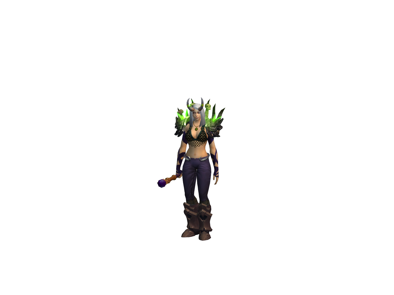 Hexe 3D character render