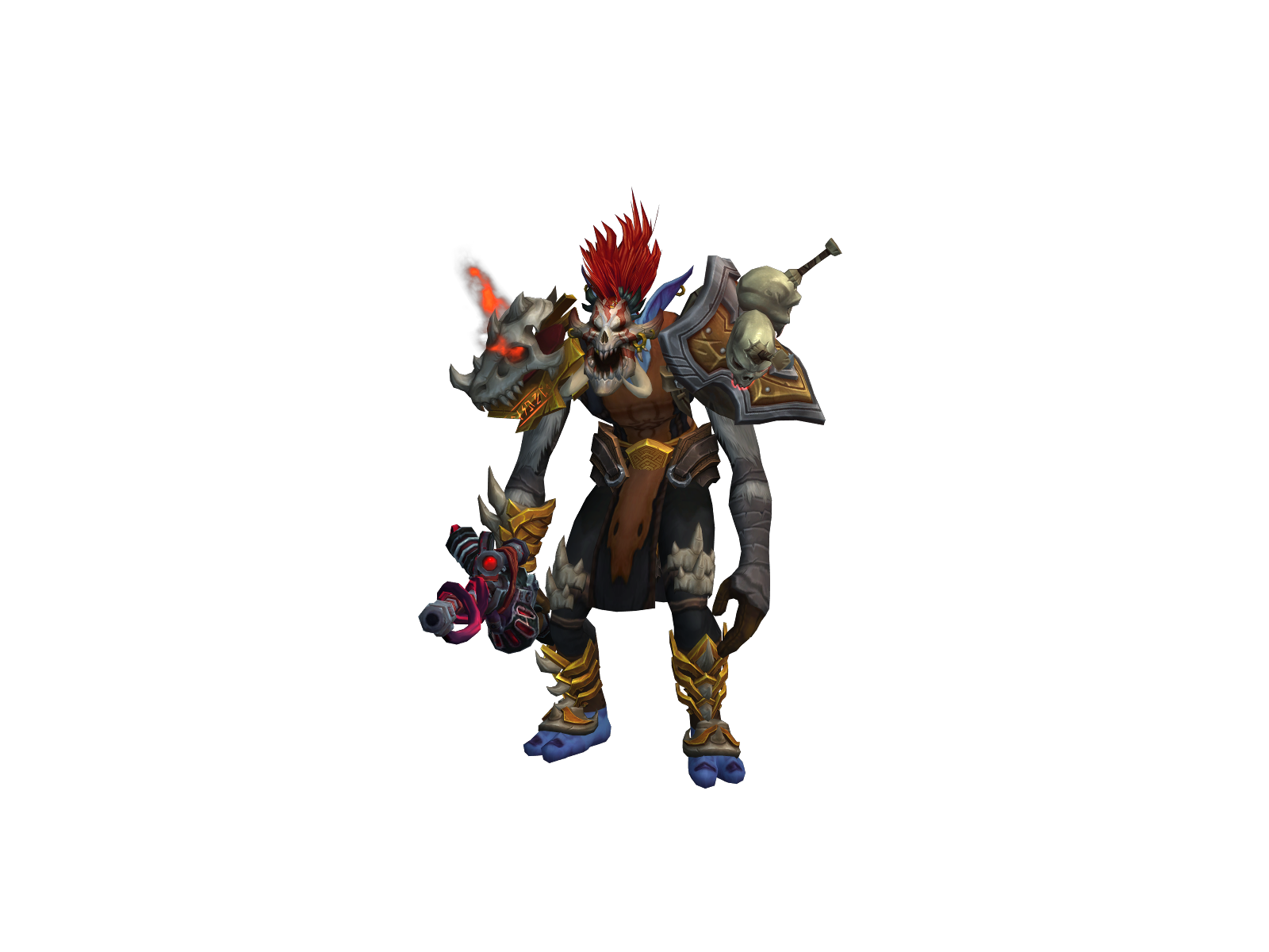 Rhadamanthuz 3D character render