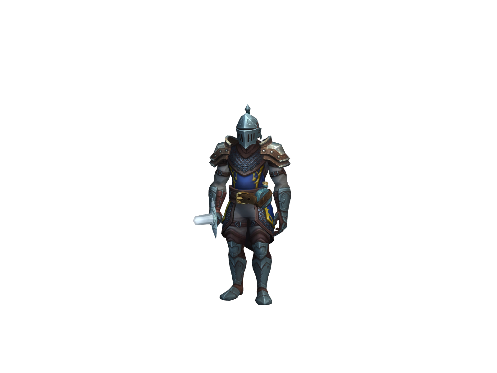 Johnwarrior 3D character render