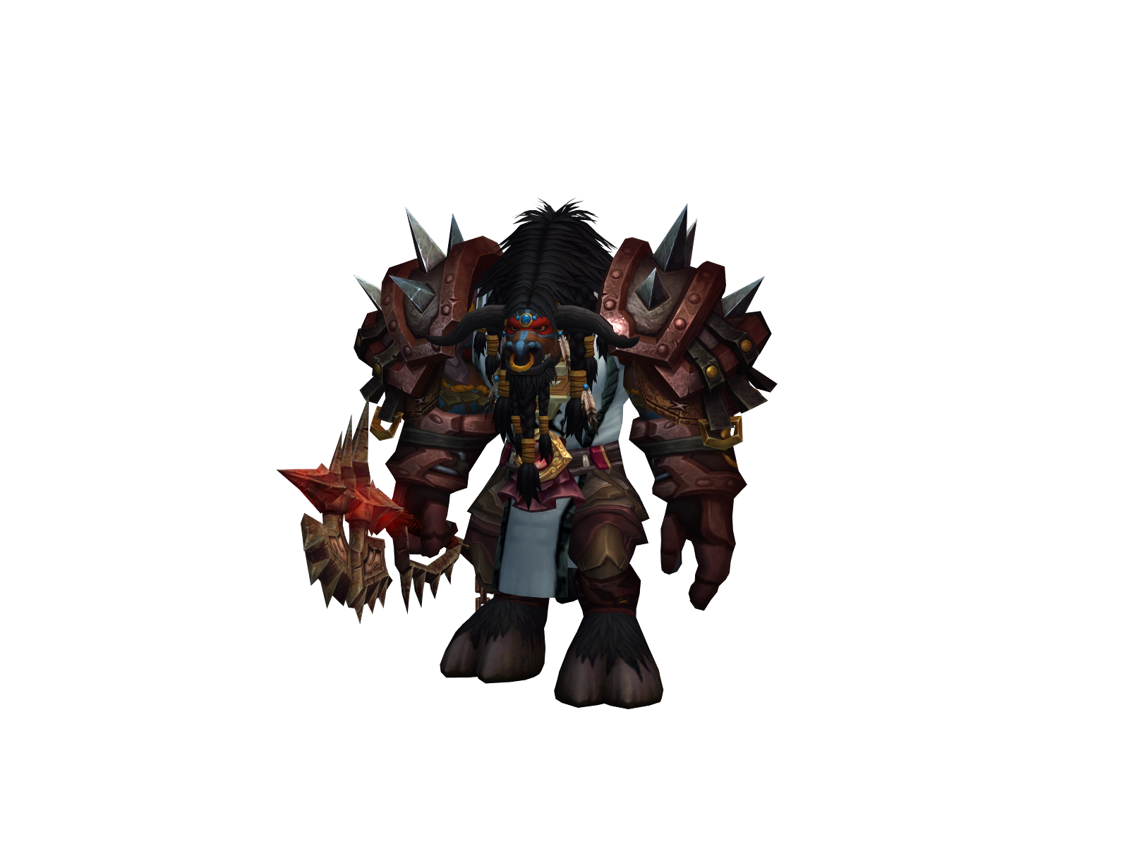 Chamisso 3D character render