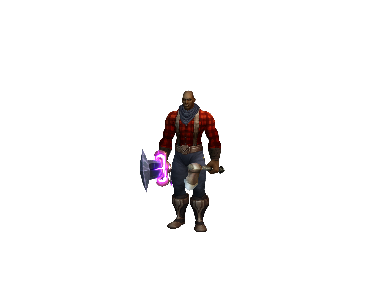 Rican 3D character render