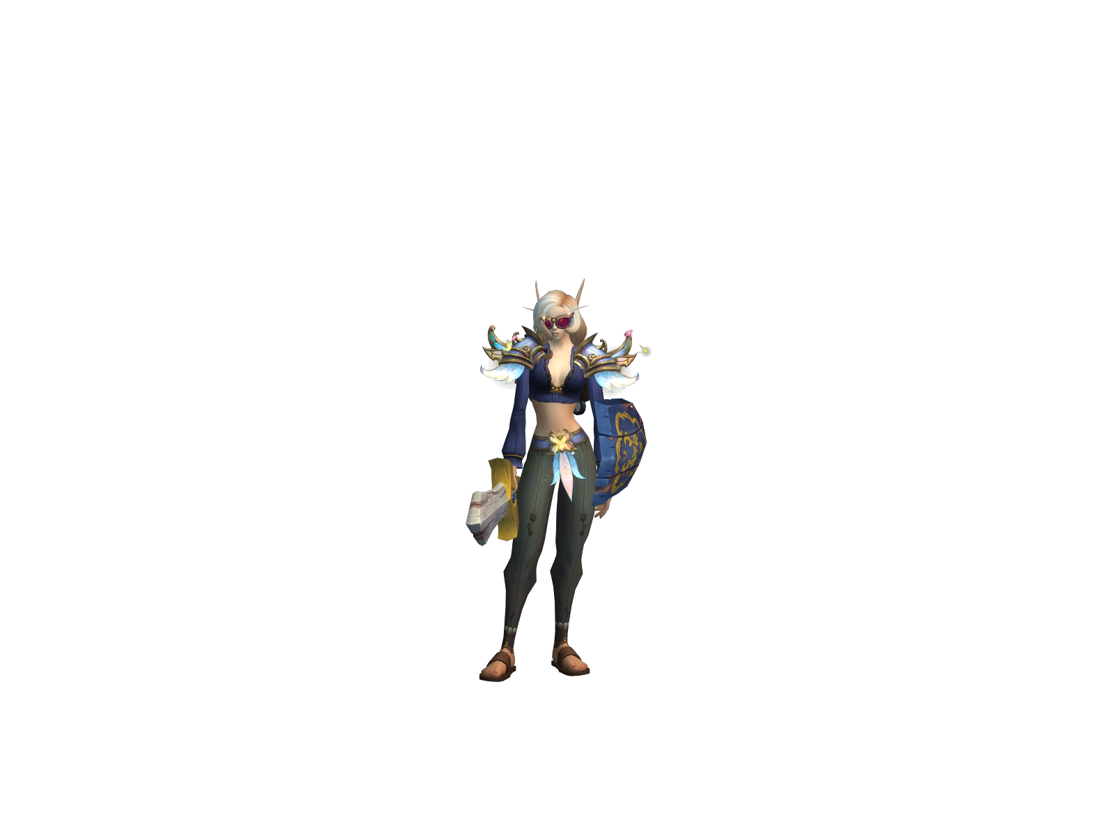 Nellyelly 3D character render