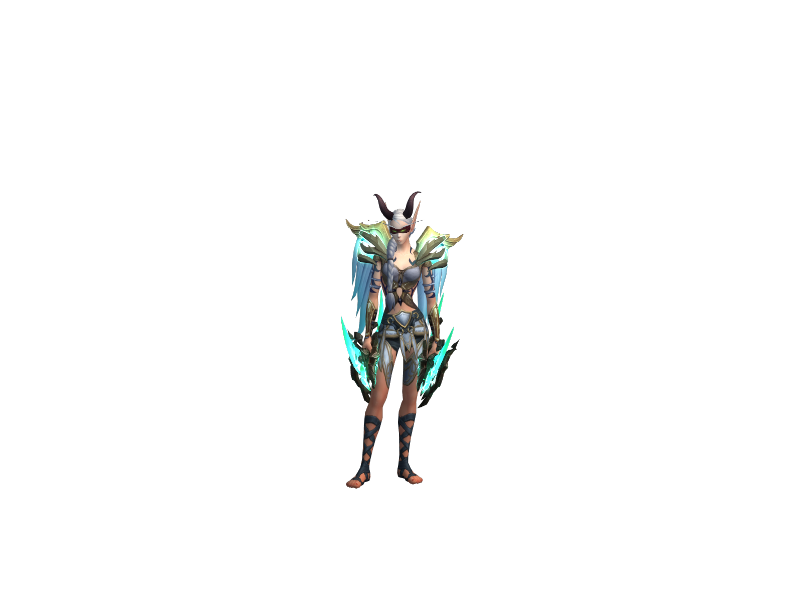 Delyhla 3D character render
