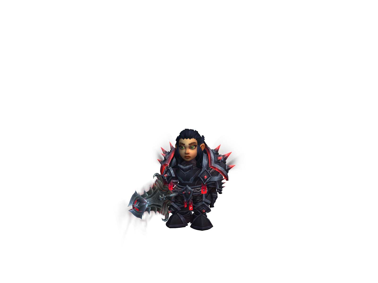 Angström 3D character render