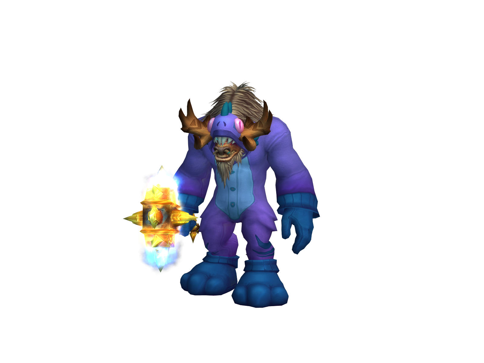 Karategranny 3D character render