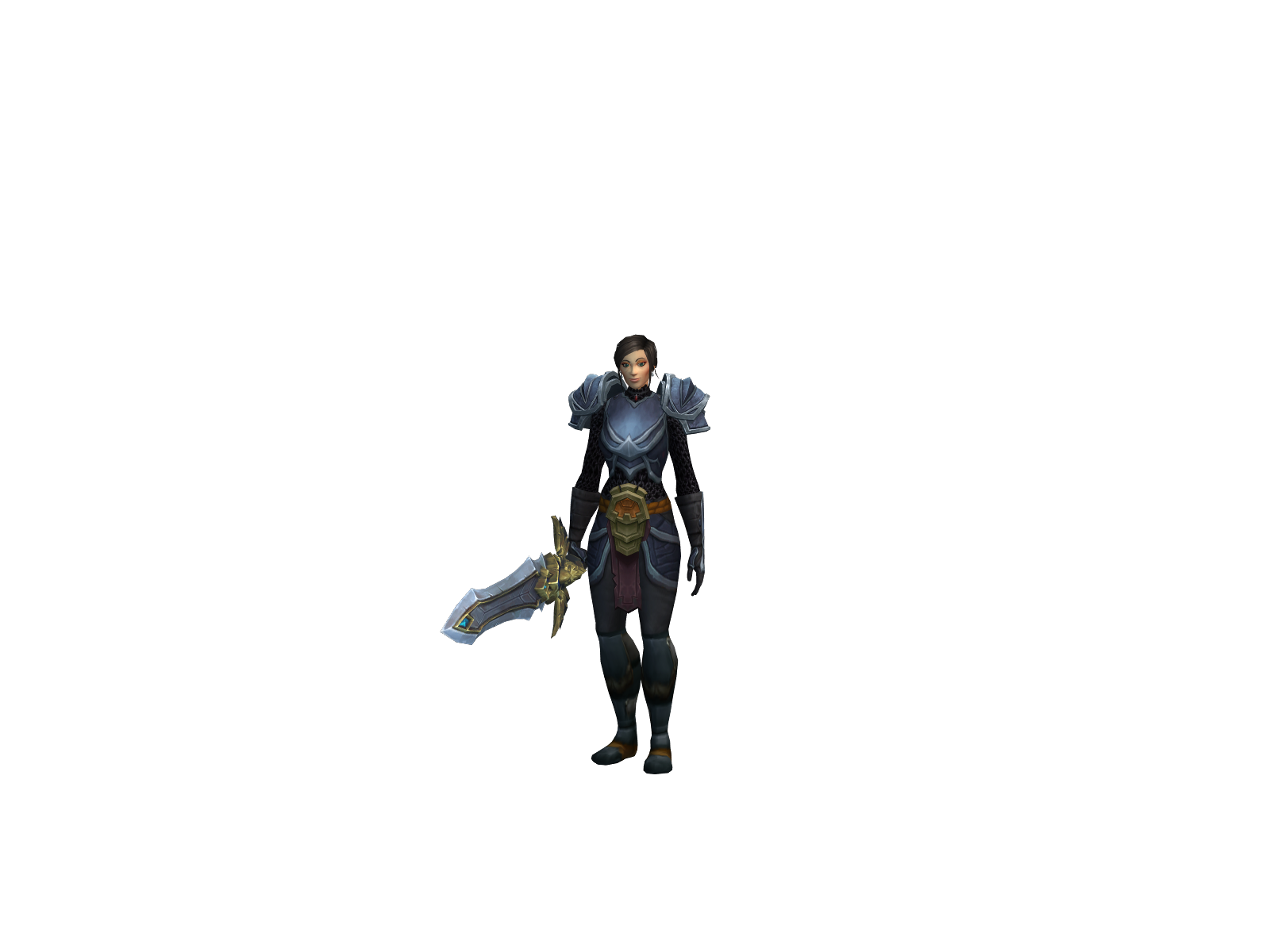 Shadowhard 3D character render