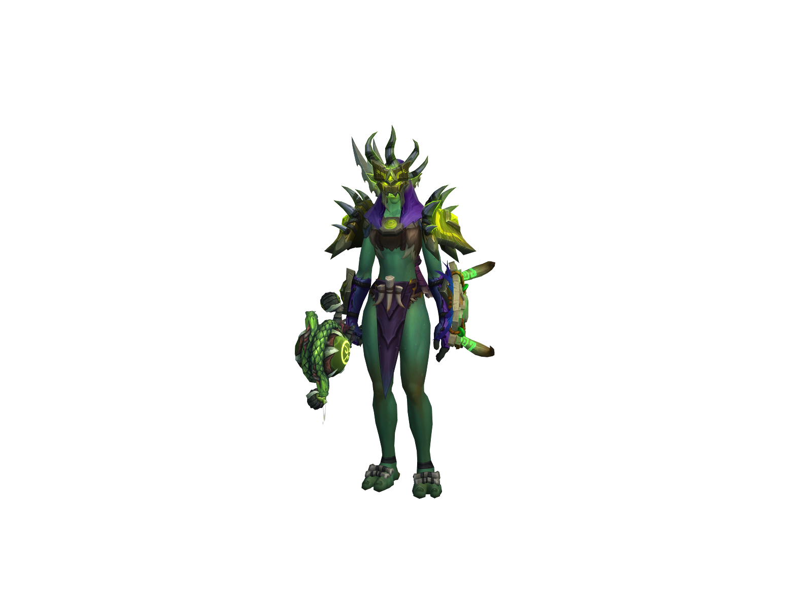 Melizaar 3D character render