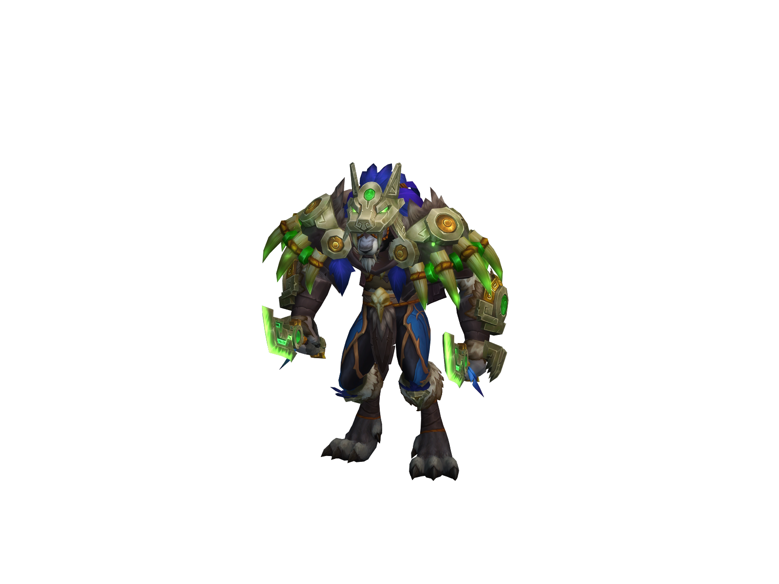 Draxclaw 3D character render