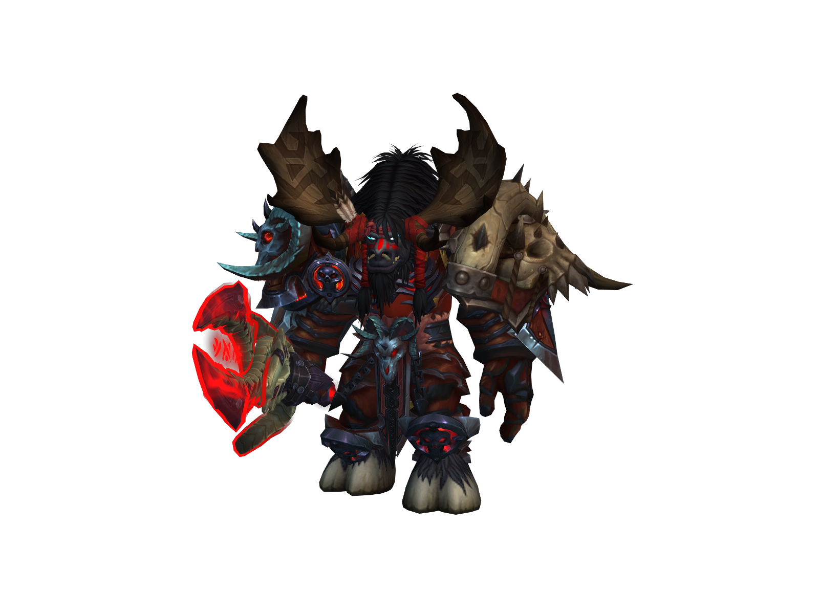 Wrathyel 3D character render