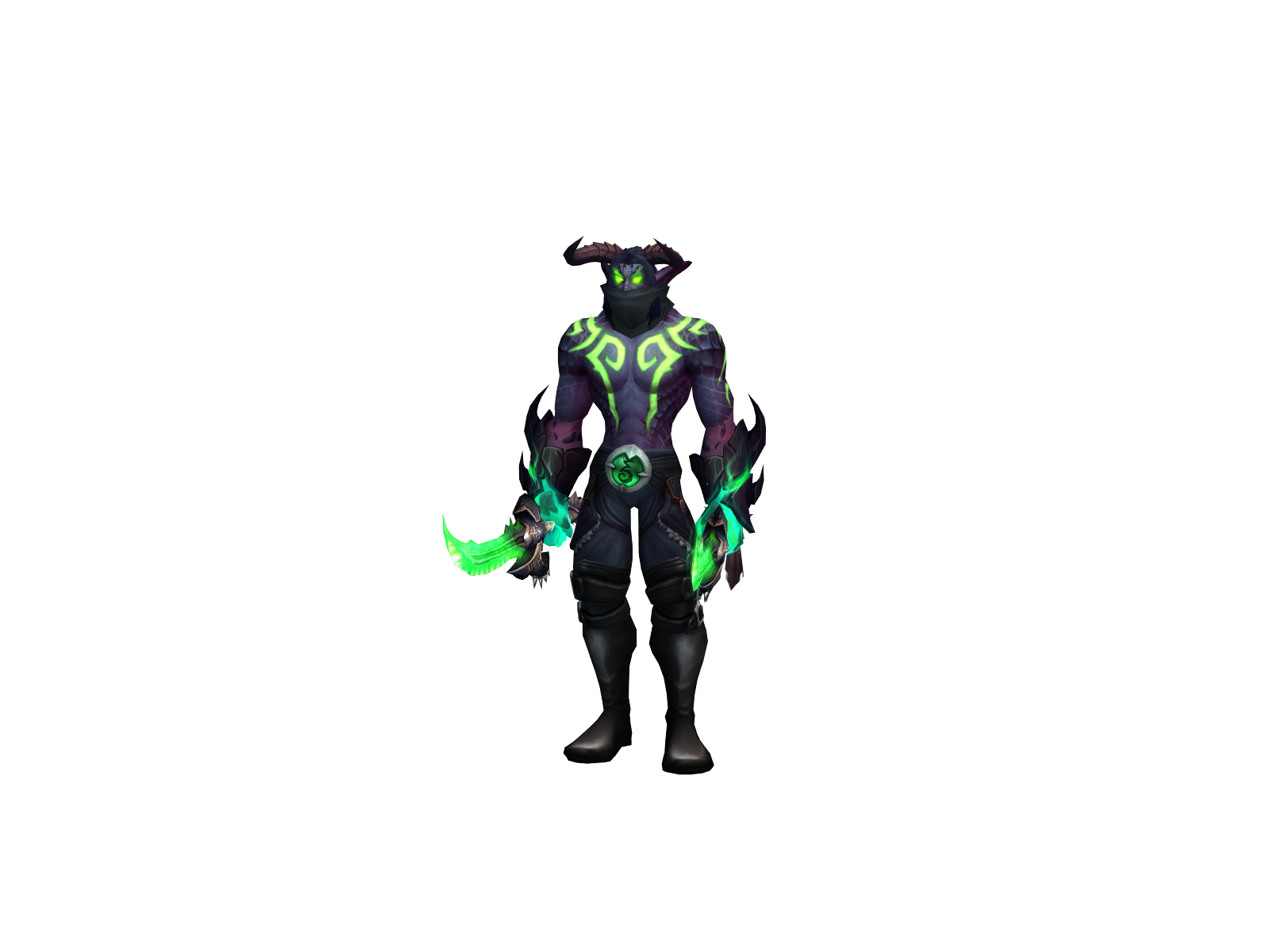 Satanaxso 3D character render