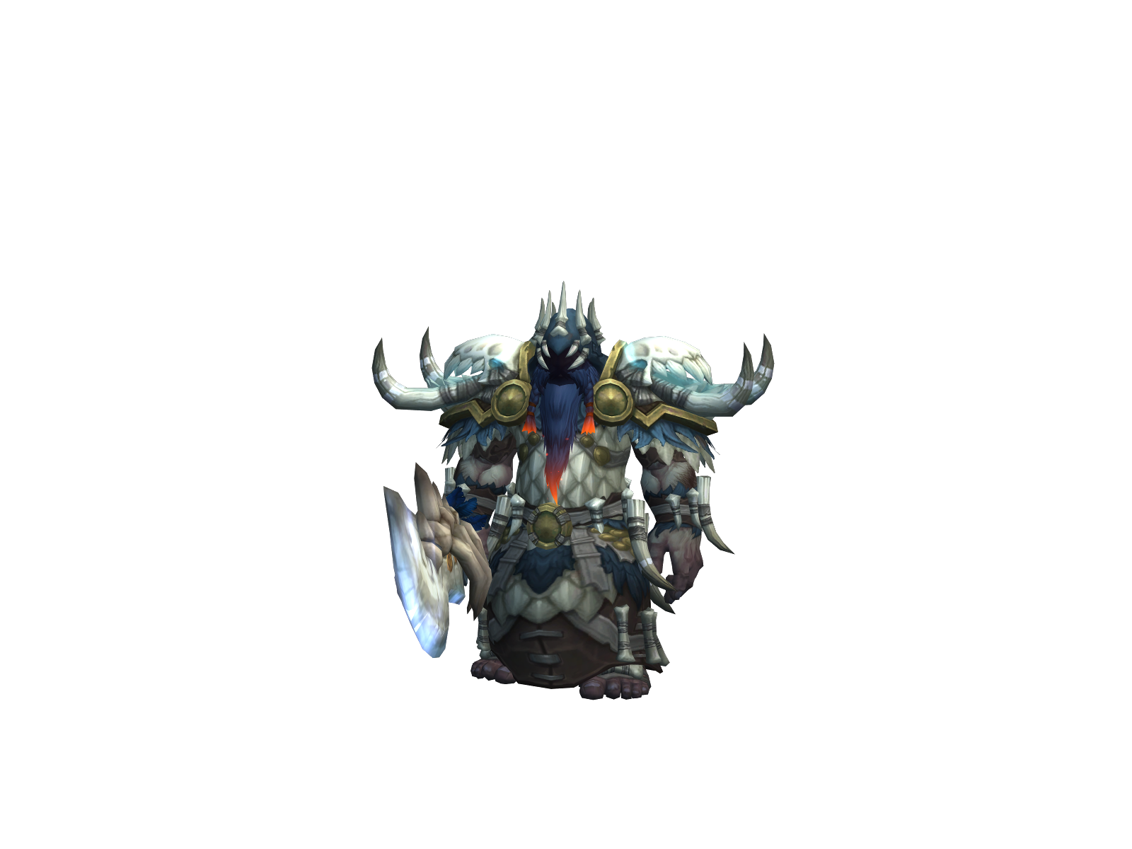 Shamanketto 3D character render