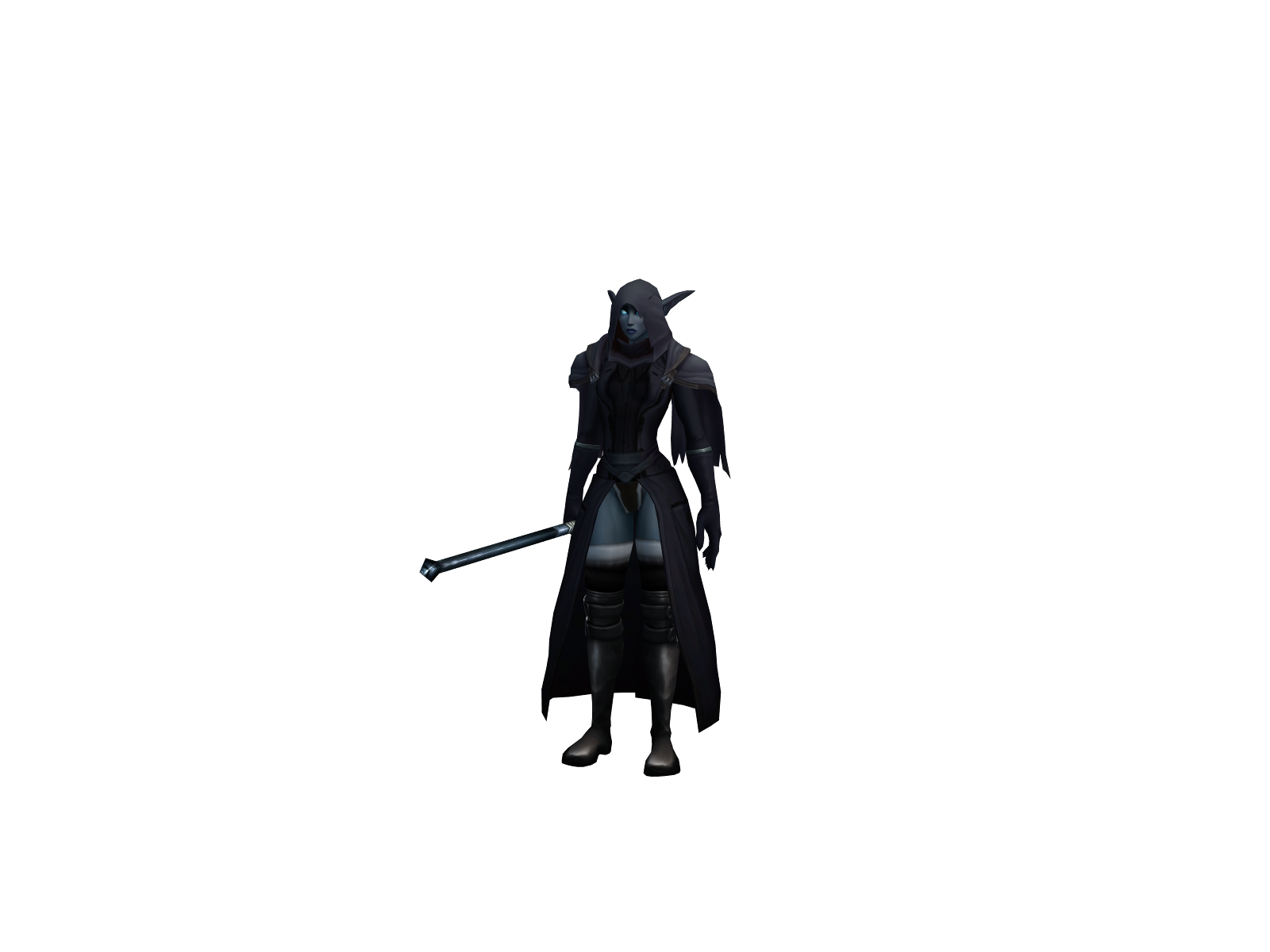 Zelta 3D character render