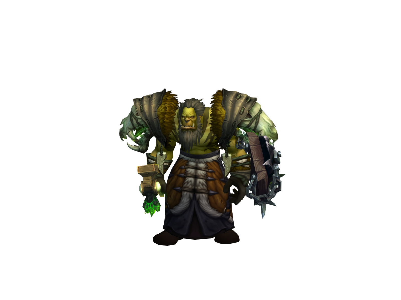 Zavrøk 3D character render