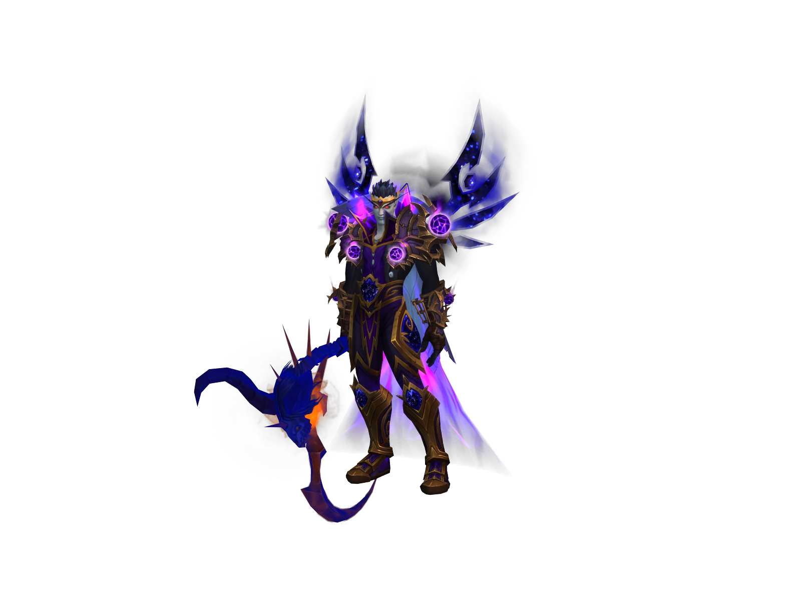 Sinystro 3D character render