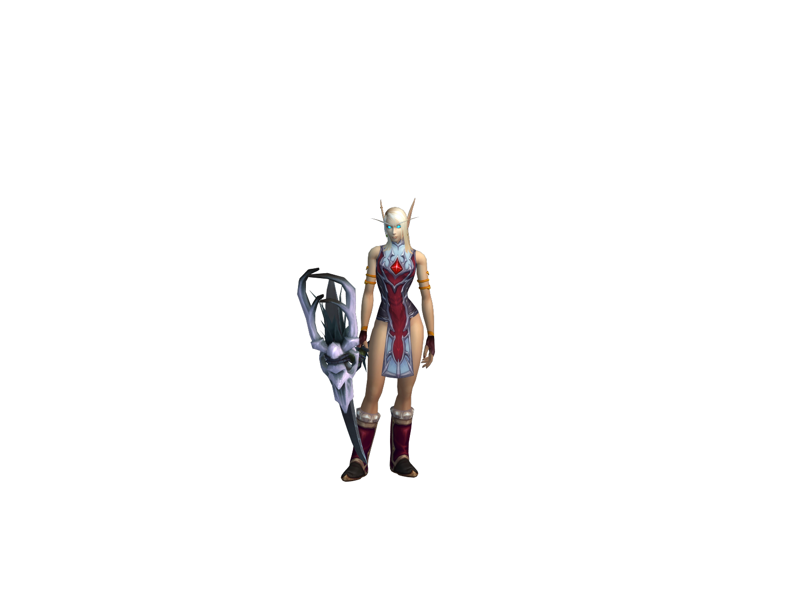 Stacyq 3D character render