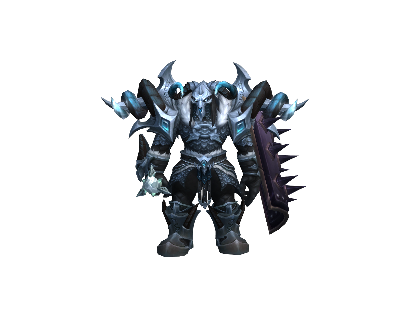 Benchpress 3D character render