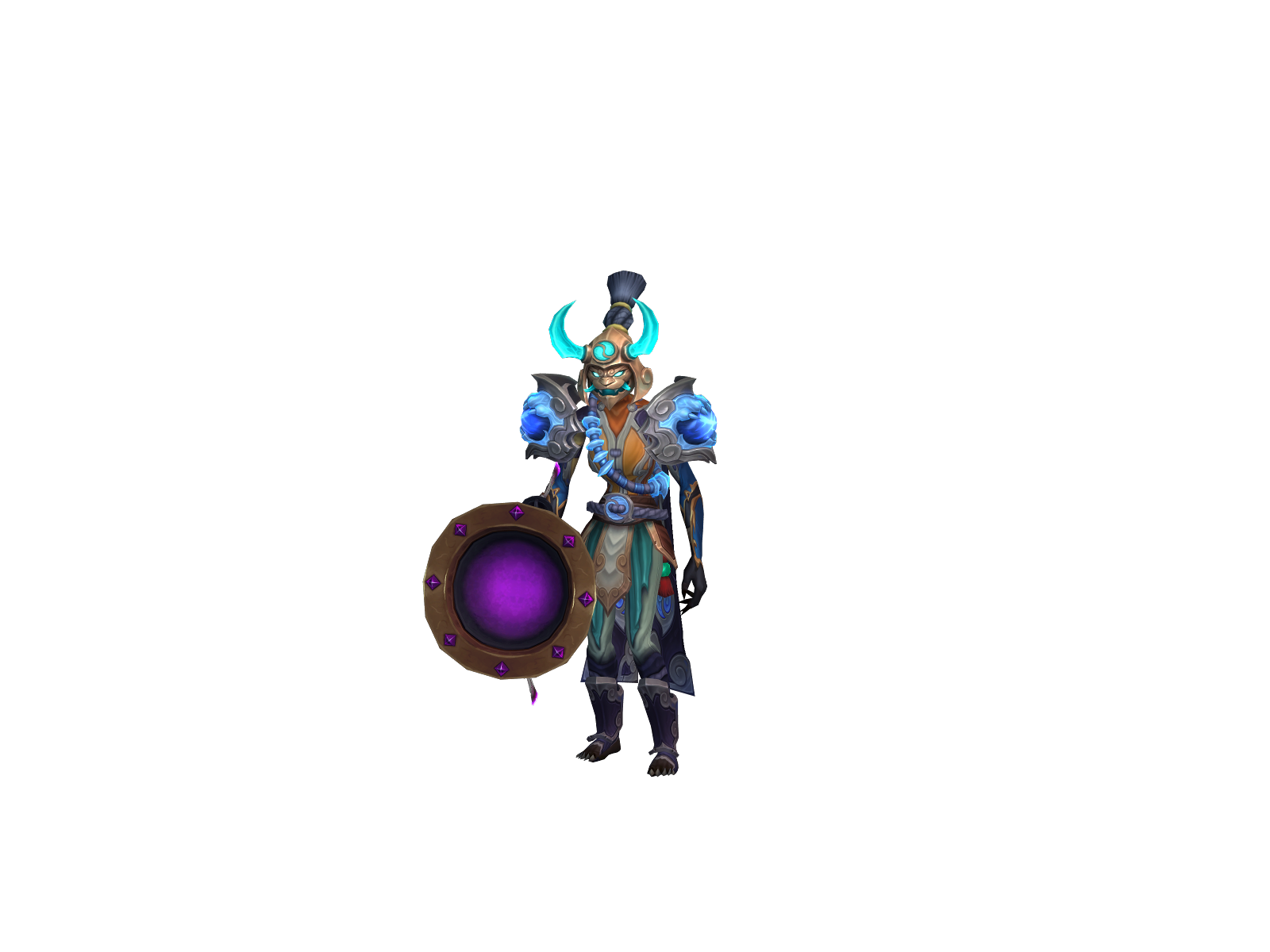 Battarara 3D character render
