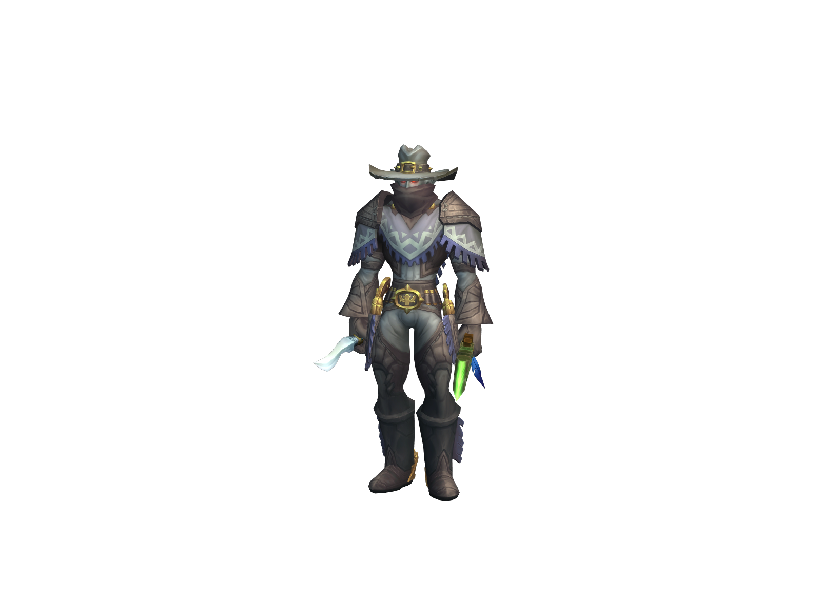 Belellirogue 3D character render