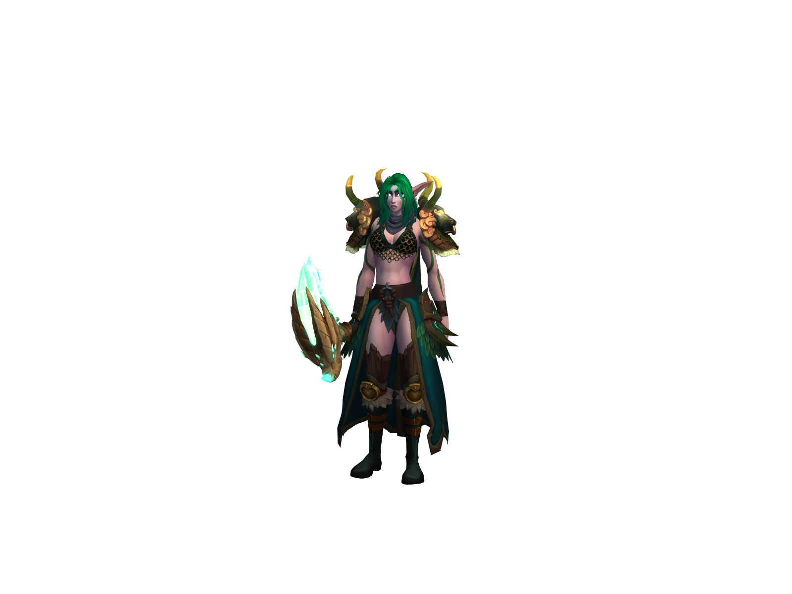Aeridän 3D character render