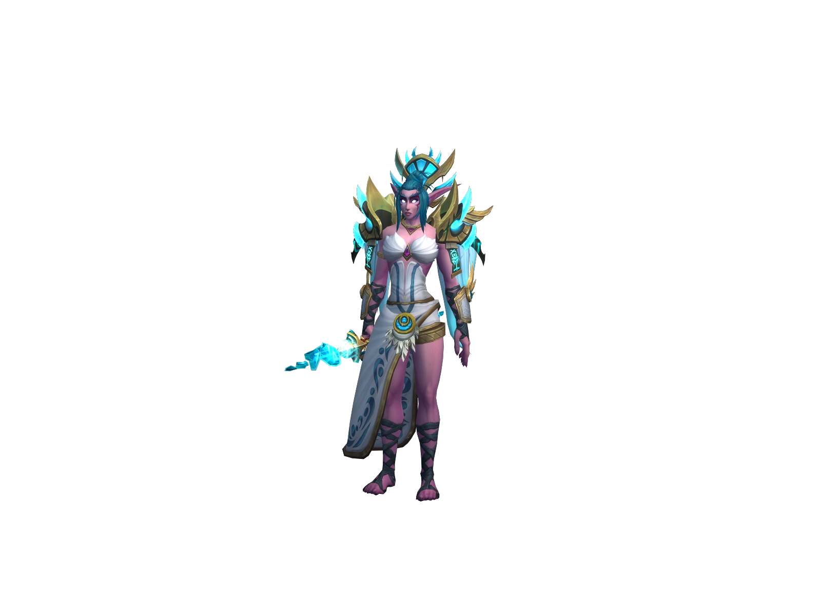 Holynaska 3D character render