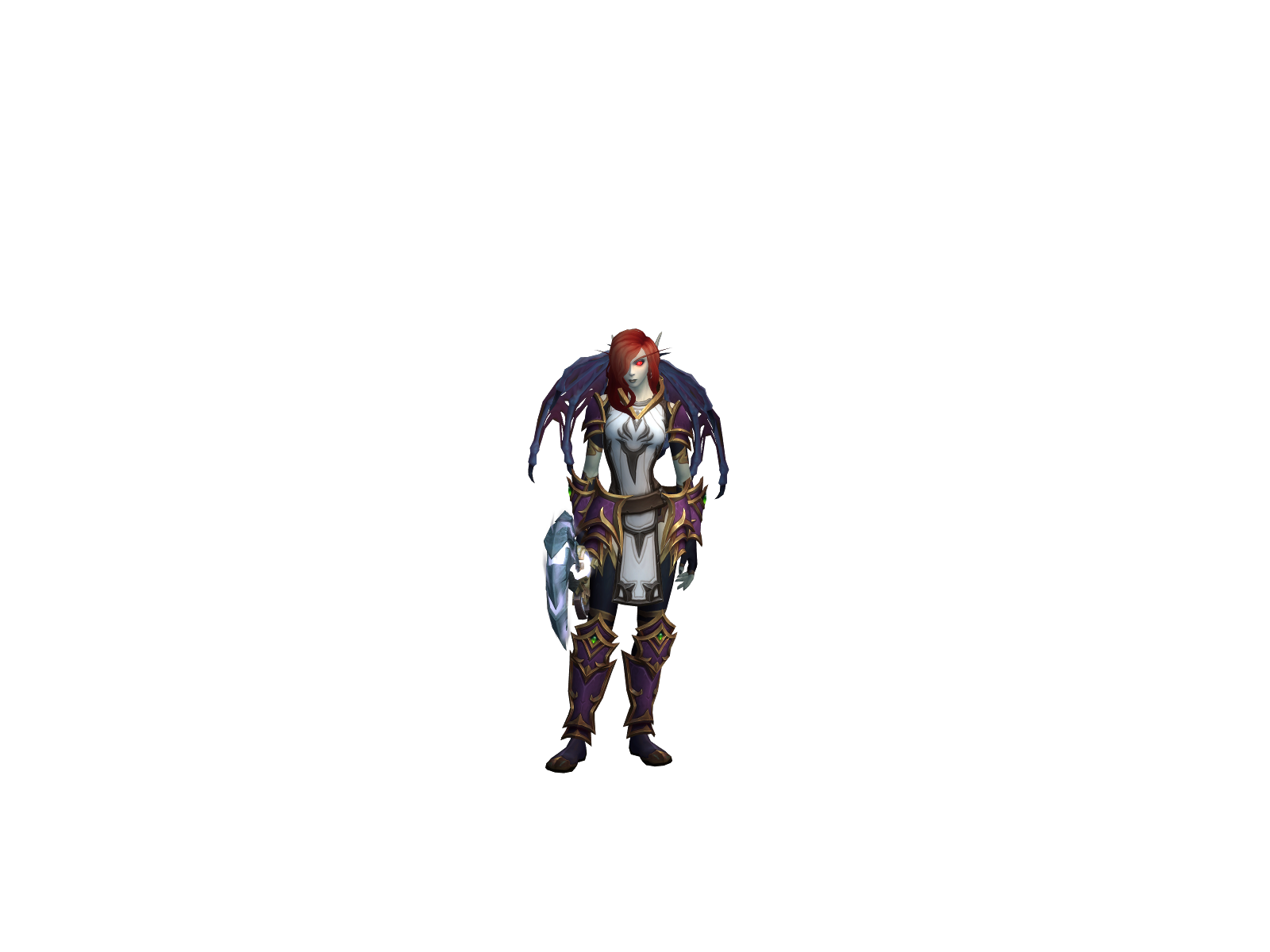 Voidlisa 3D character render