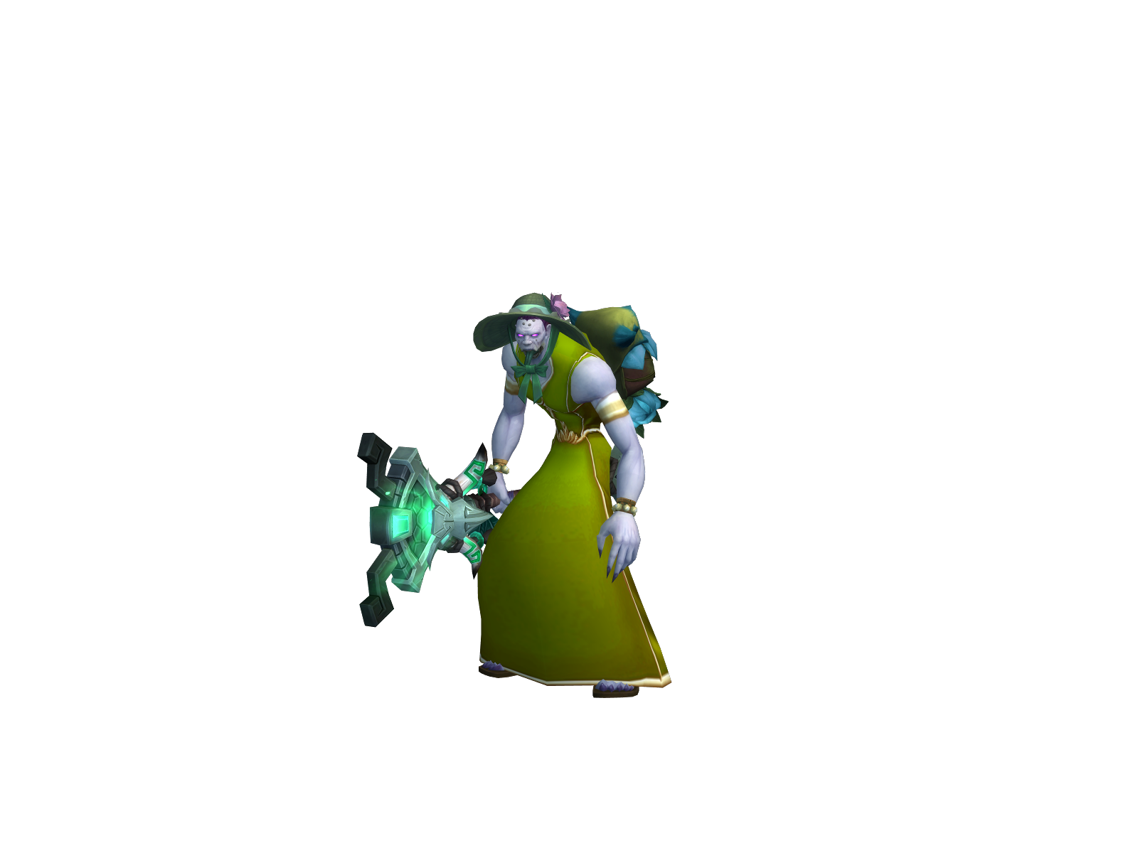 Zalas 3D character render