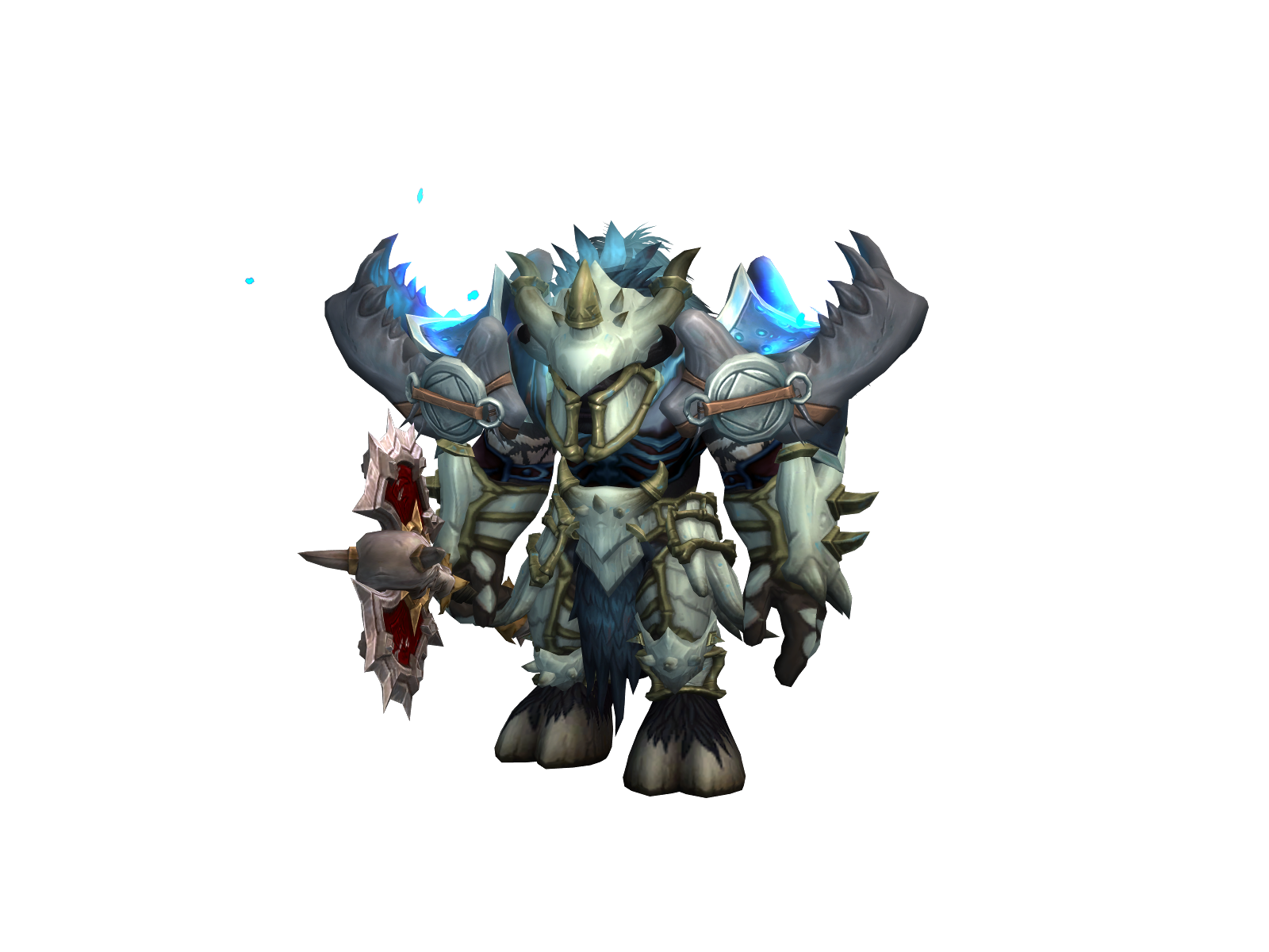 Bulag 3D character render