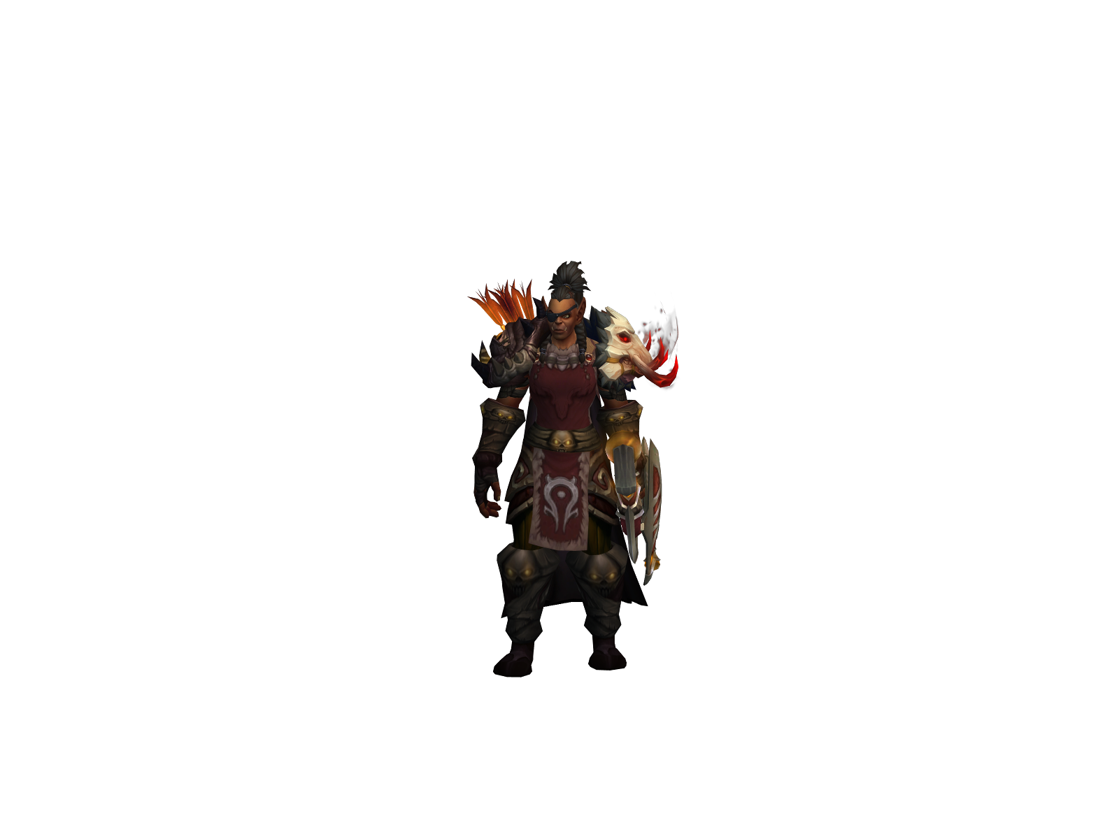 Kahera 3D character render