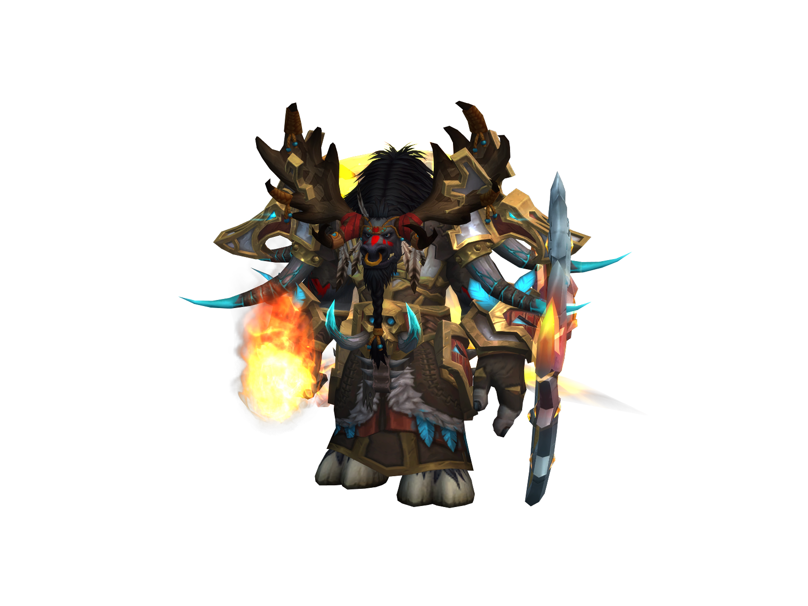 Deucahorn 3D character render