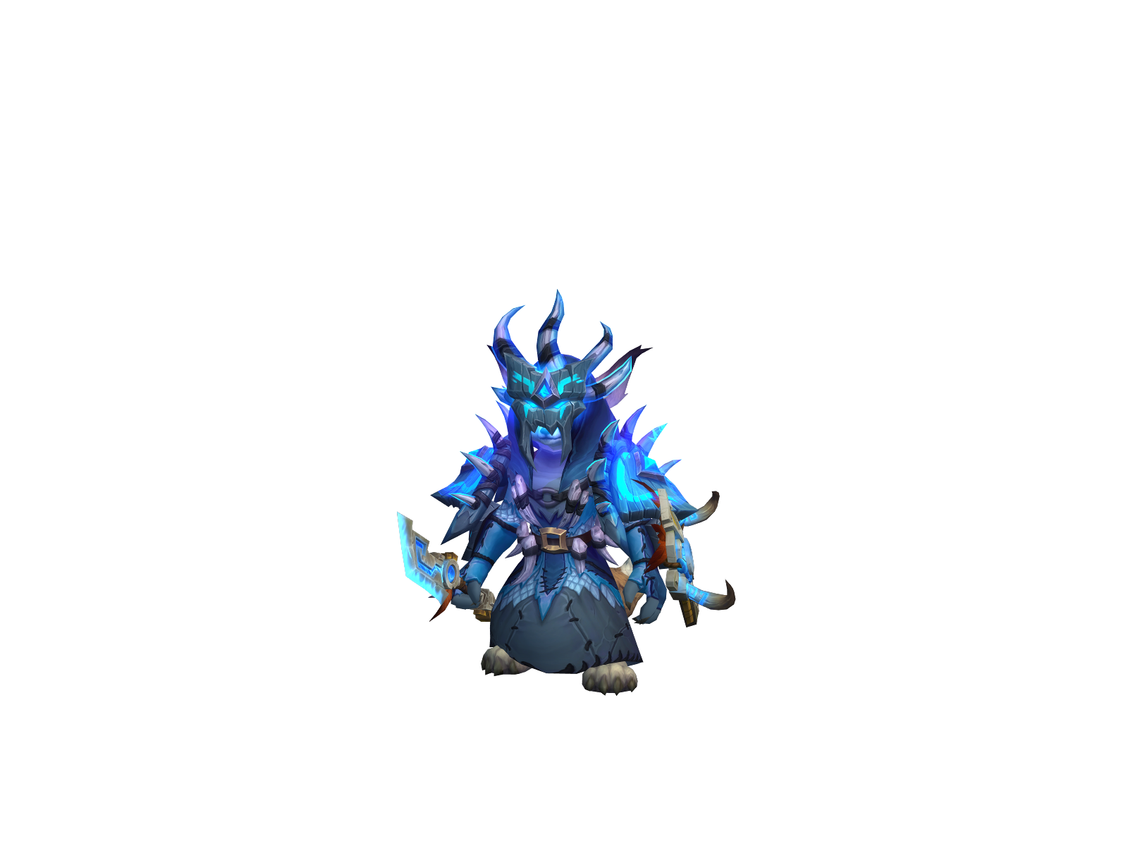 Ligth 3D character render