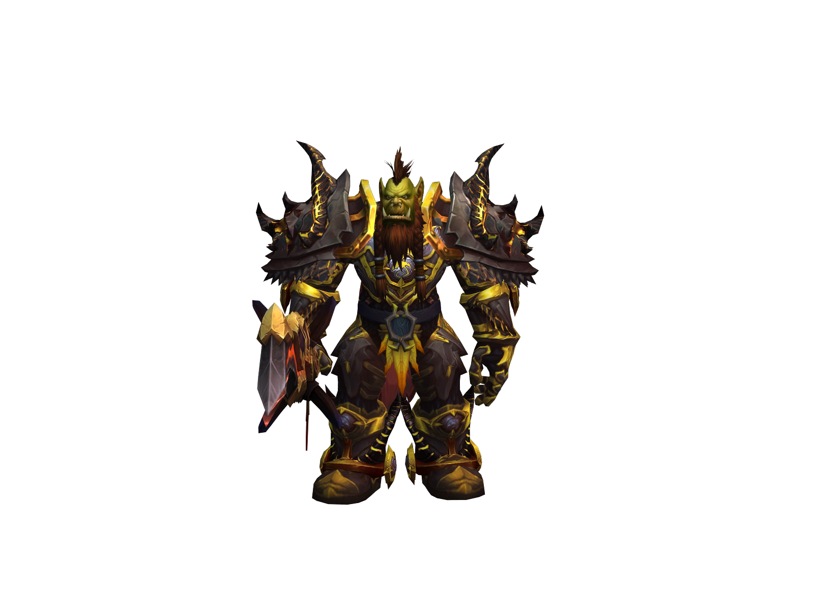Saurön 3D character render