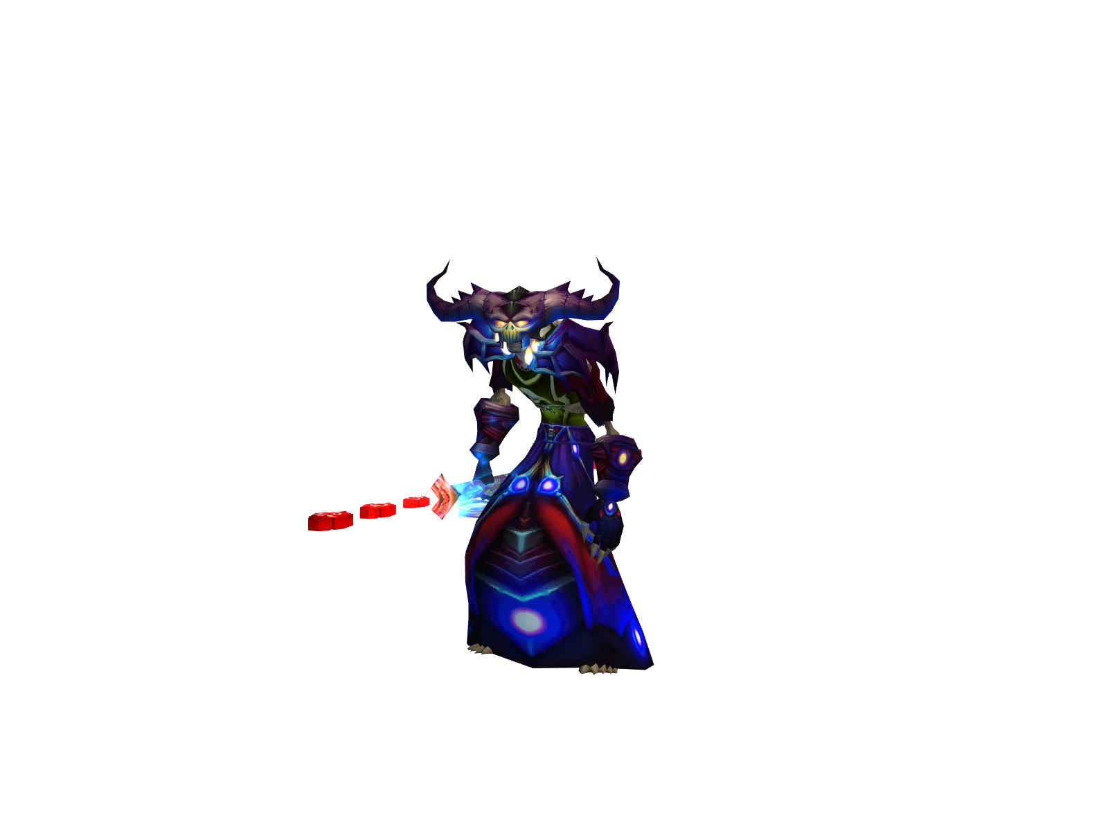 Inflames 3D character render