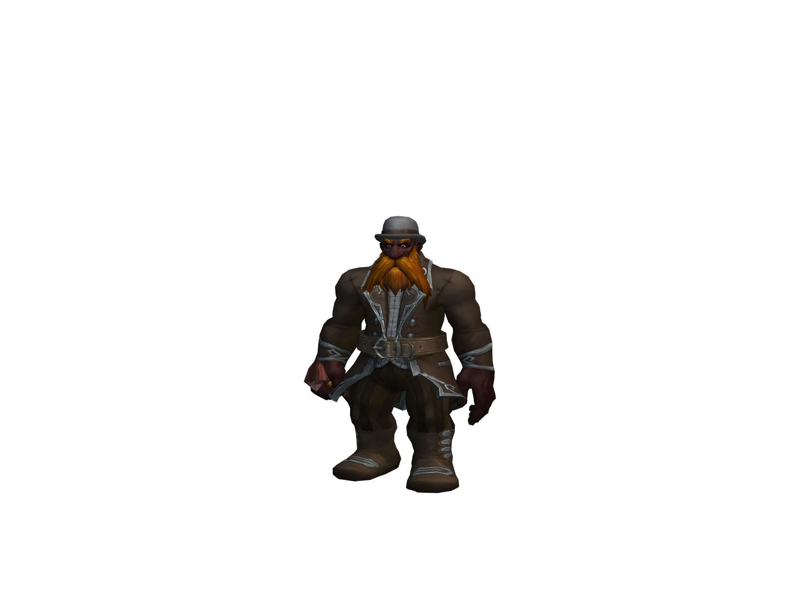 Fohamonk 3D character render
