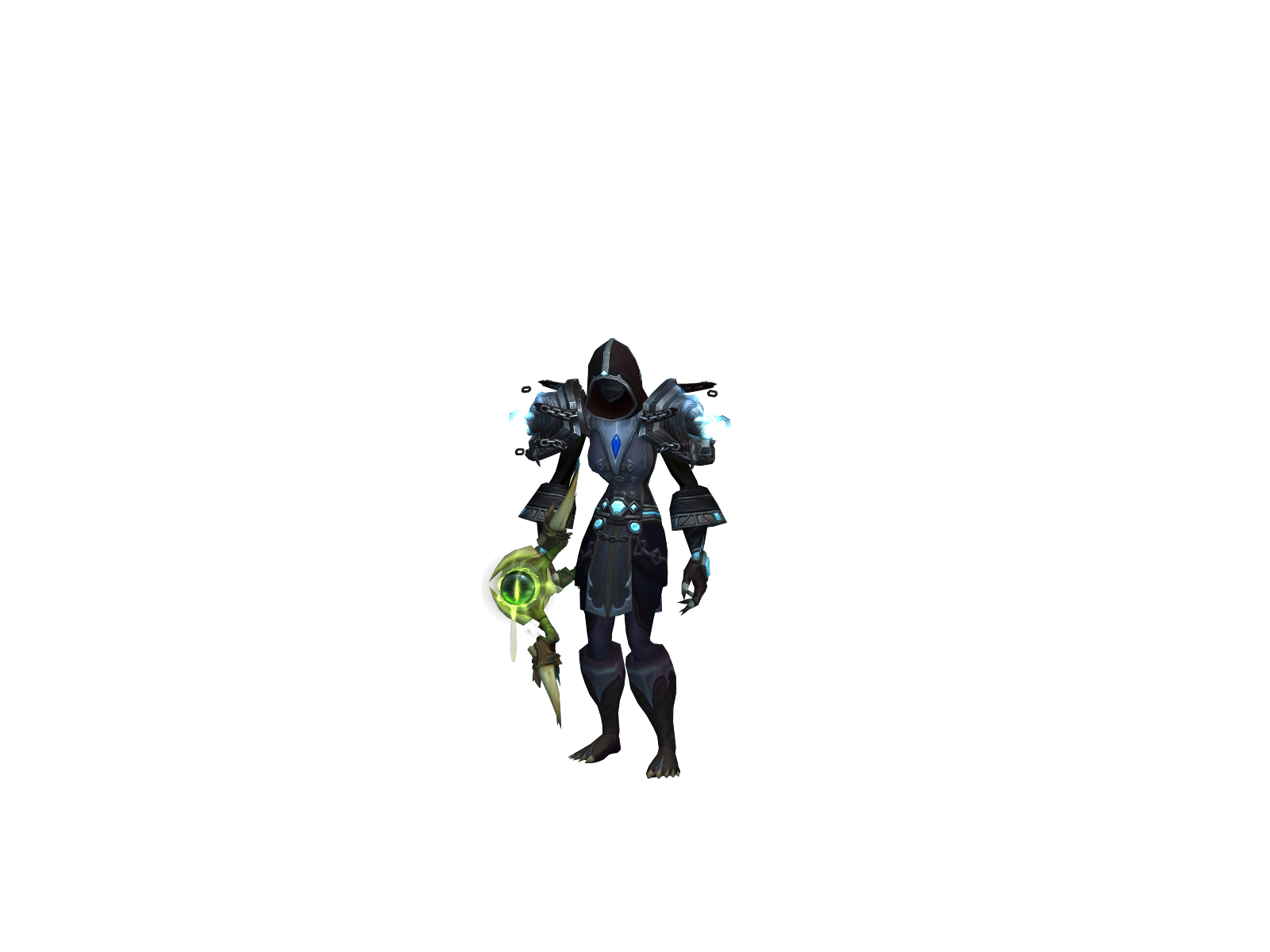 Hugqt 3D character render