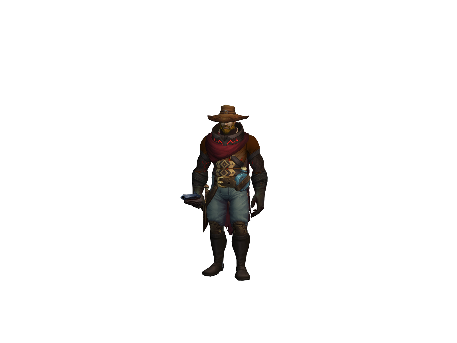 Arthurmòrgan 3D character render
