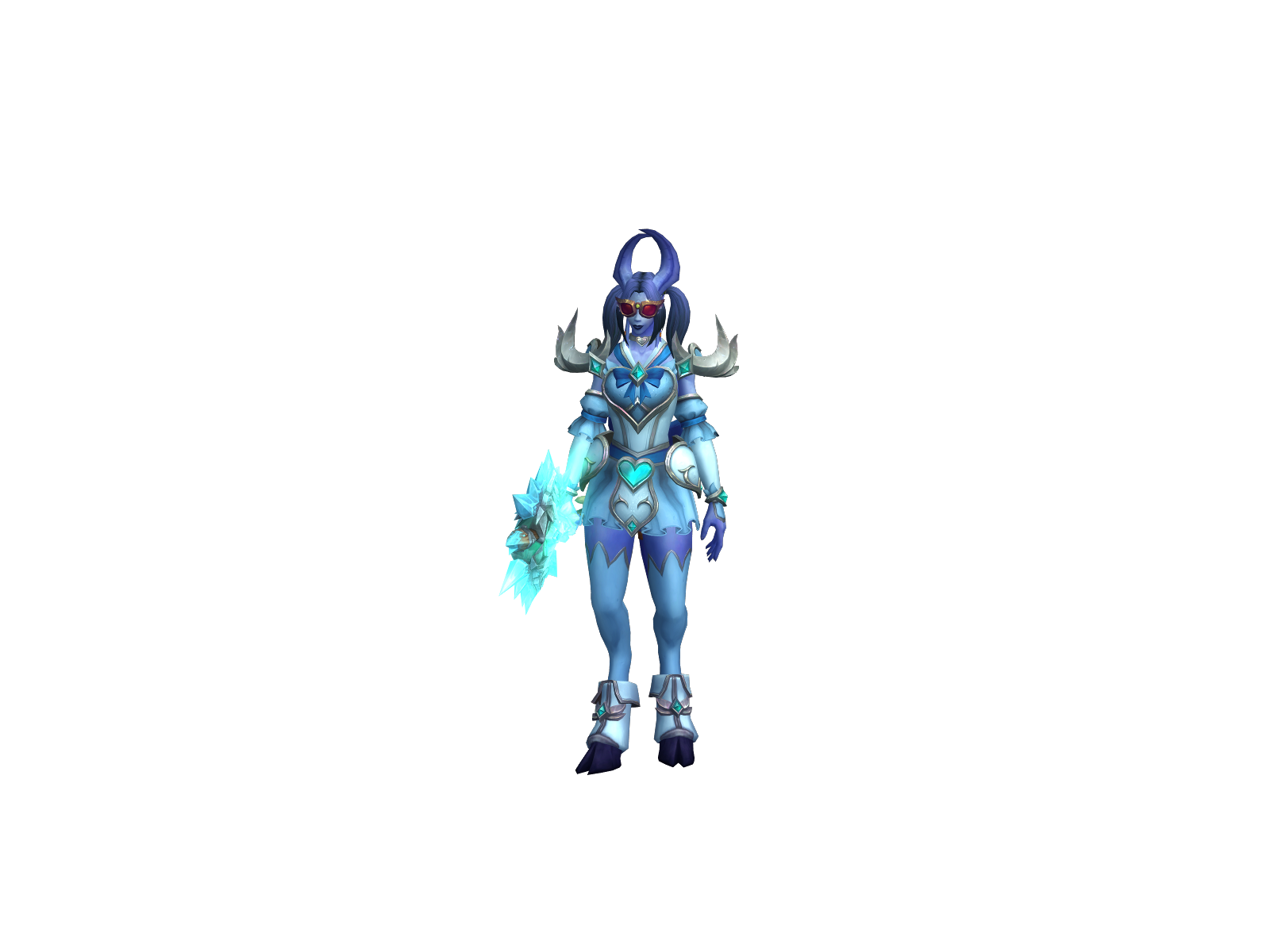 Milenia 3D character render