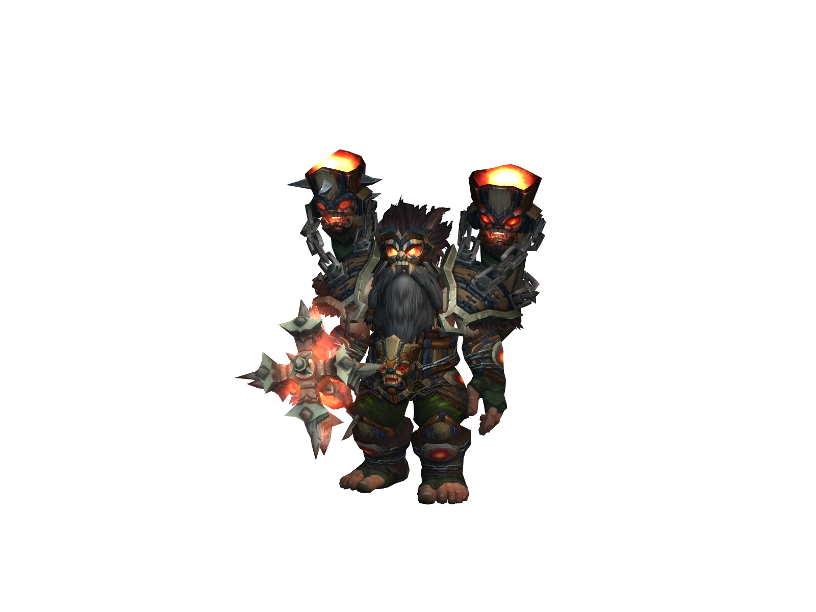 Closersham 3D character render