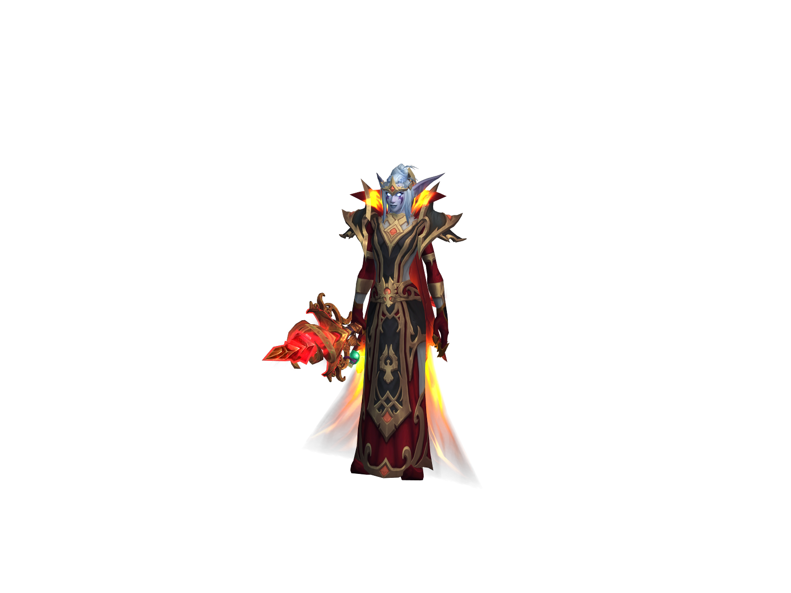 Deucaliz 3D character render